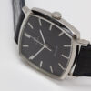 Omega Genève from 1970 Ref. 131.0042. Manual movement. Steel case and black dial.