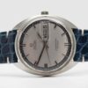 Omega Seamaster Cosmic day/date from 1969 Ref. 166.036. Automatic movement. Steel case. Dial with blue ring.