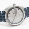 Omega Seamaster Cosmic day/date from 1969 Ref. 166.036. Automatic movement. Steel case. Dial with blue ring.