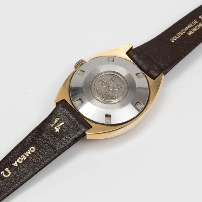 Ladies Omega Seamaster from 1970 Ref. 566 0039. Automatic movement. Goldcap.