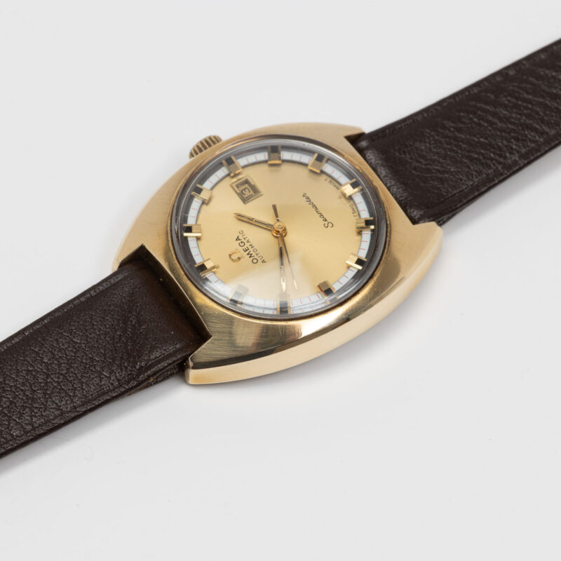 Ladies Omega Seamaster from 1970 Ref. 566 0039. Automatic movement. Goldcap.