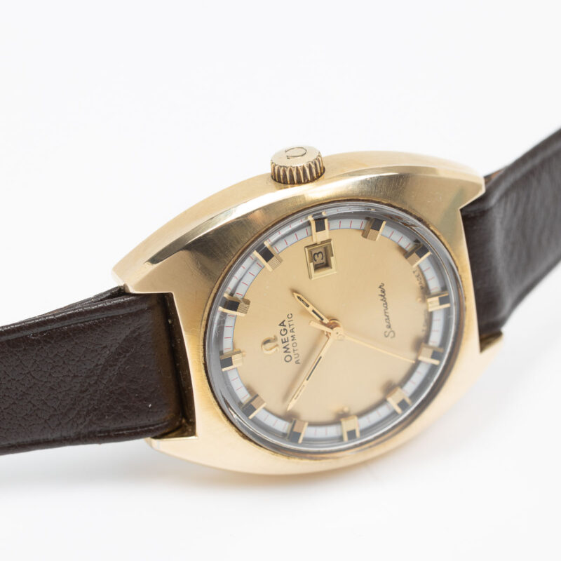 Ladies Omega Seamaster from 1970 Ref. 566 0039. Automatic movement. Goldcap.