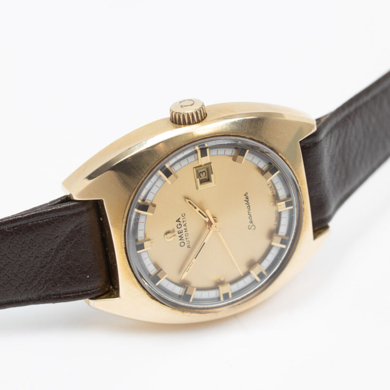 Ladies Omega Seamaster from 1970 Ref. 566 0039. Automatic movement. Goldcap.