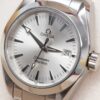 Omega Seamaster Aqua Terra 150m Ref. 2577300. Quartz movement. Steel case and white dial. Original bracelet.