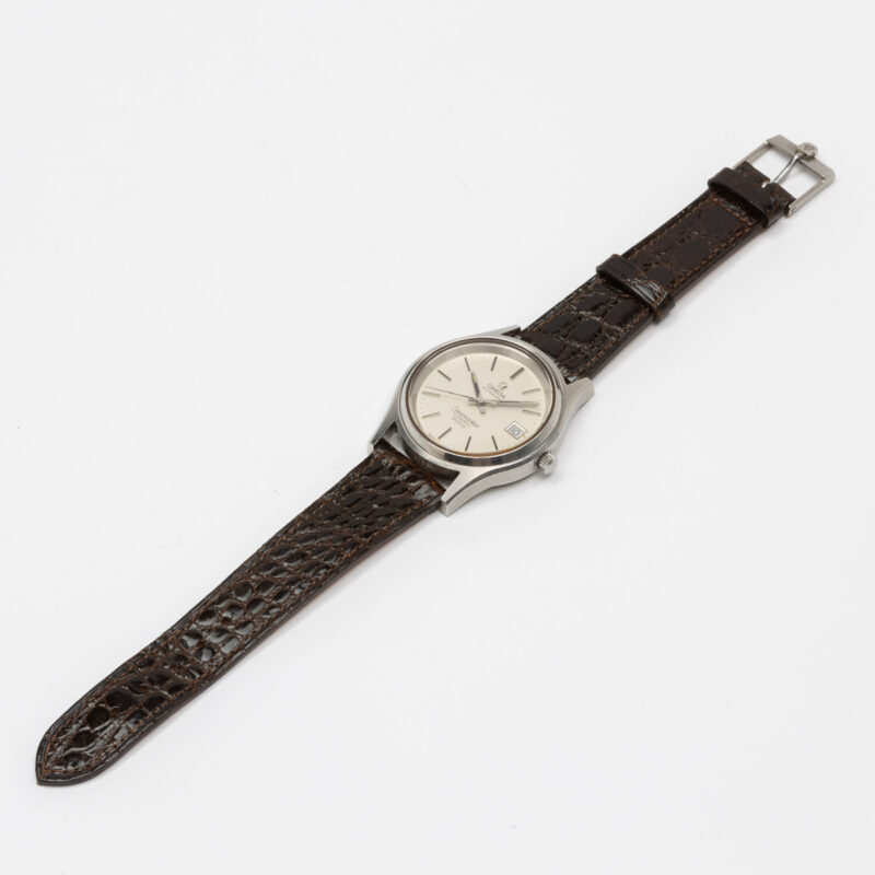 1972 Omega Seamaster Cosmic 2000 date. Automatic movment. Steel case and white dial.