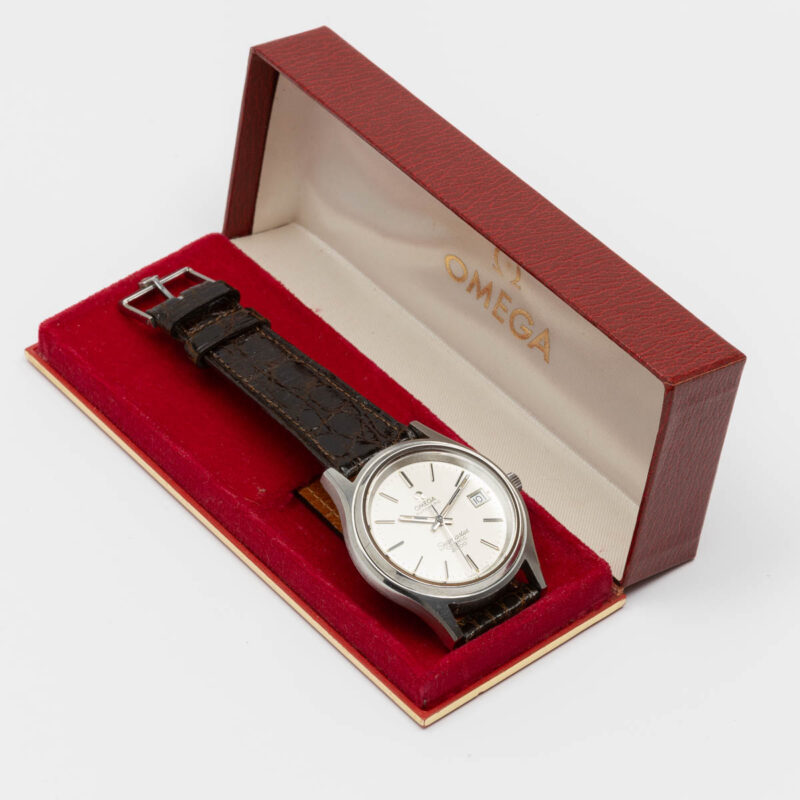 1972 Omega Seamaster Cosmic 2000 date. Automatic movment. Steel case and white dial. 38 mm size without crown.
