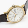 Omega Genève day/date from 1972 Ref. 166.0117. Automatic movement. Gold plated case. White dial.