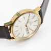 Omega Genève day/date from 1972 Ref. 166.0117. Automatic movement. Gold plated case. White dial.