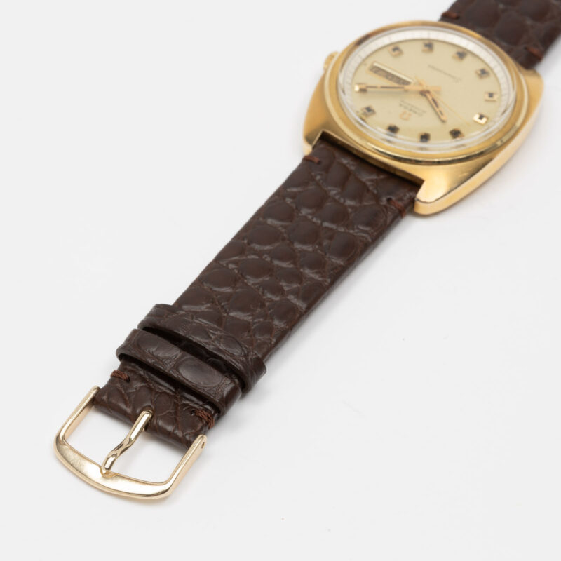 Goldcap Omega Seamaster day/date from 1970 Ref. 166.064. Automatic movement.