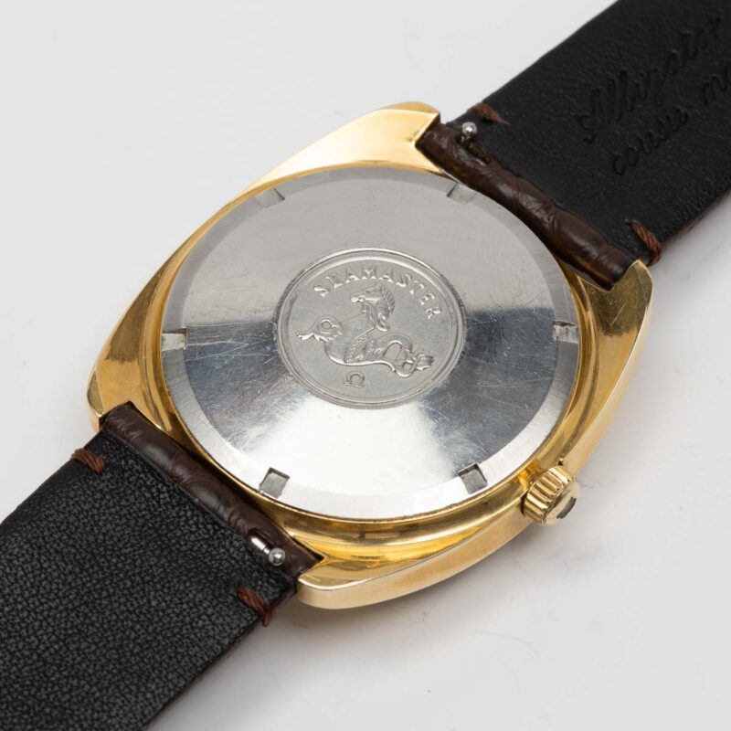 Goldcap Omega Seamaster day/date from 1970 Ref. 166.064. Automatic movement.
