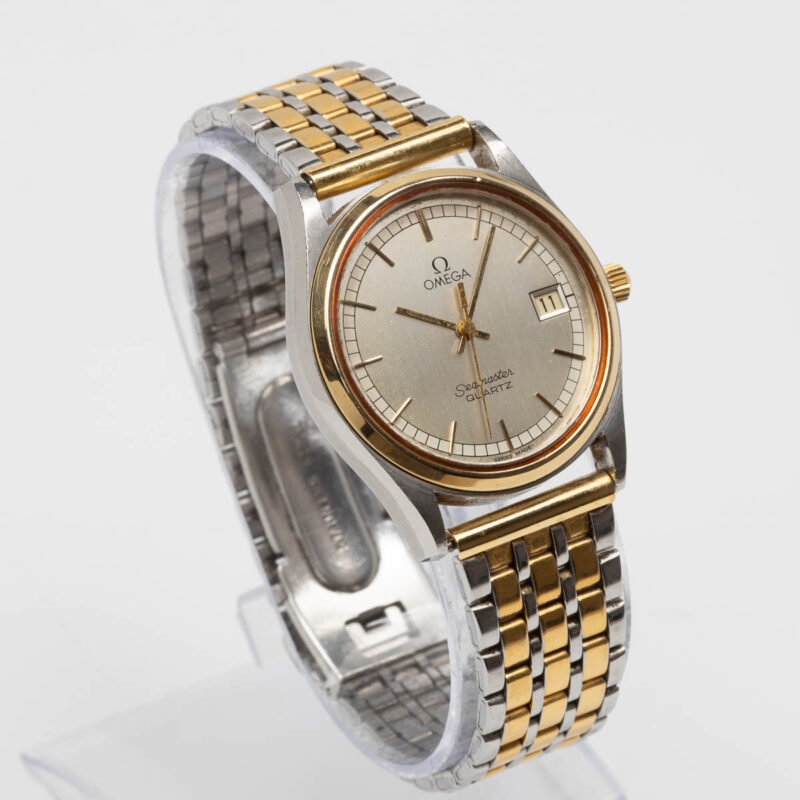 Omega Seamaster from 1979 Ref. 169.0190. Quartz movment. Bicolour case and bracelet.