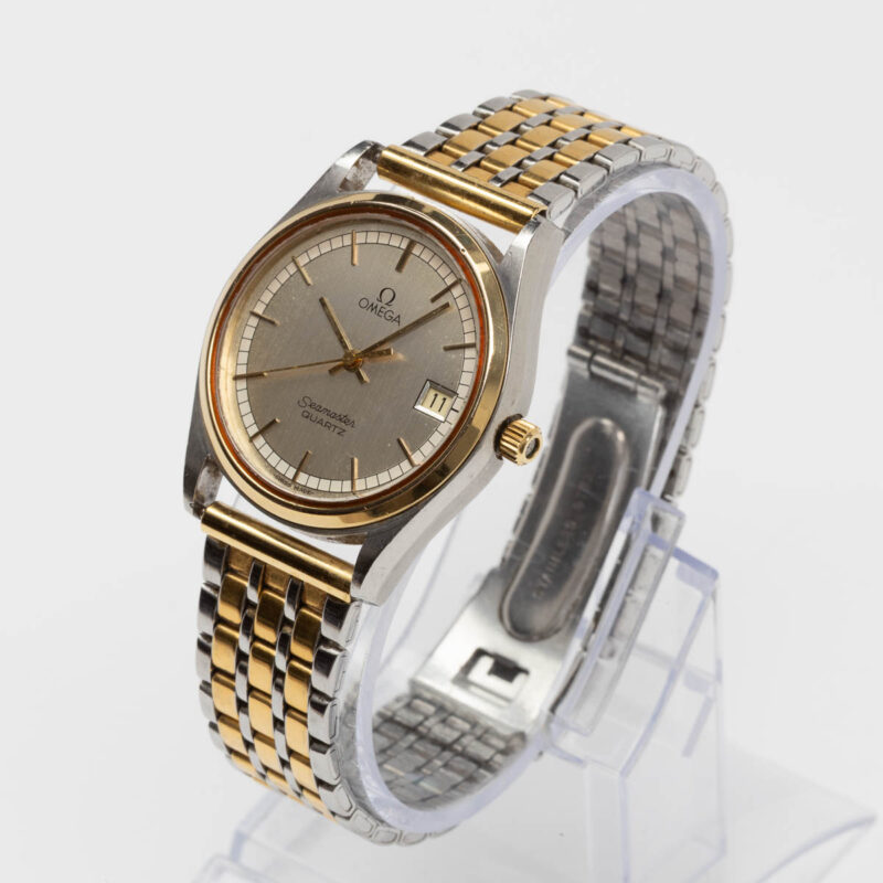 Omega Seamaster from 1979 Ref. 169.0190. Quartz movment. Bicolour case and bracelet.