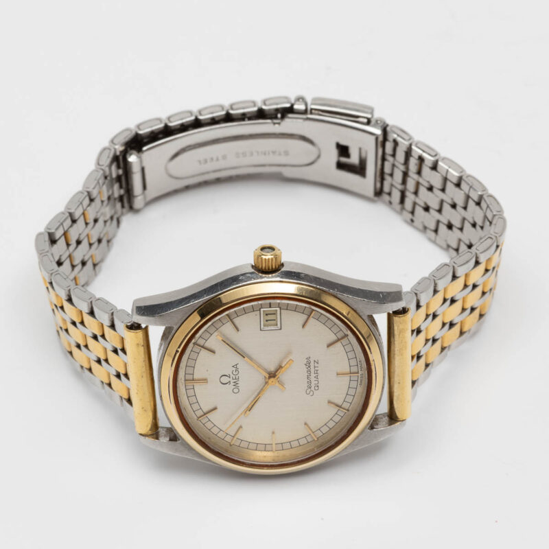 Omega Seamaster from 1979 Ref. 169.0190. Quartz movment. Bicolour case and bracelet.