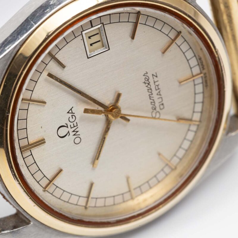 Omega Seamaster from 1979 Ref. 169.0190. Quartz movment. Bicolour case and bracelet.