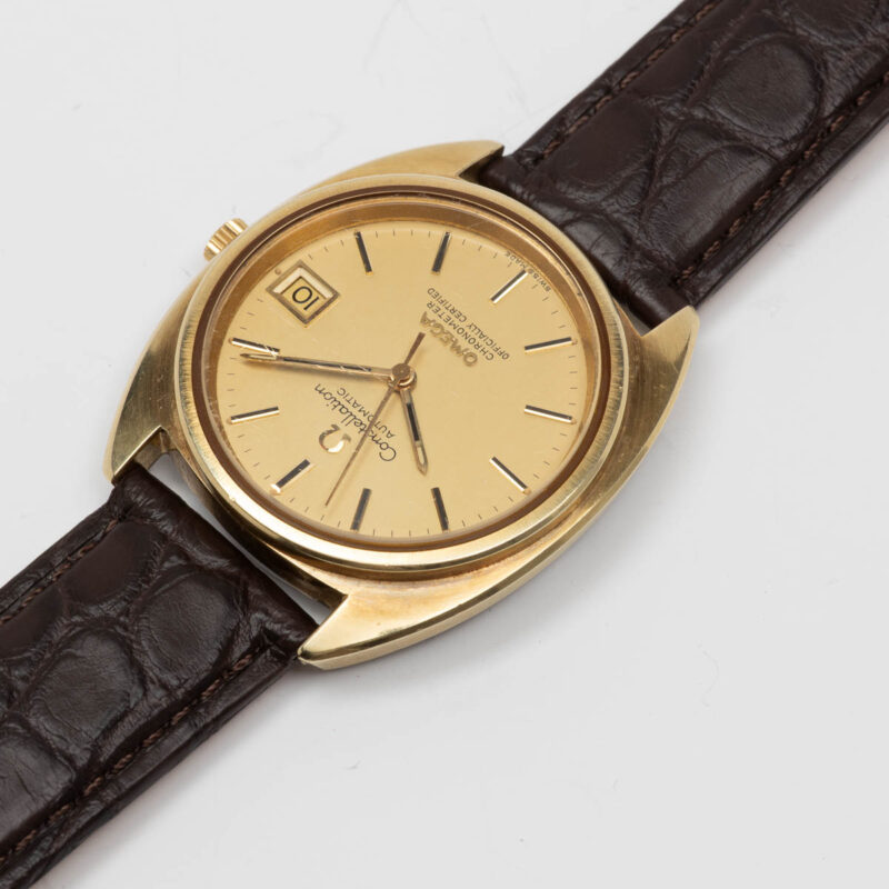 Omega Constellation C-shape goldcap. Automatic movment.