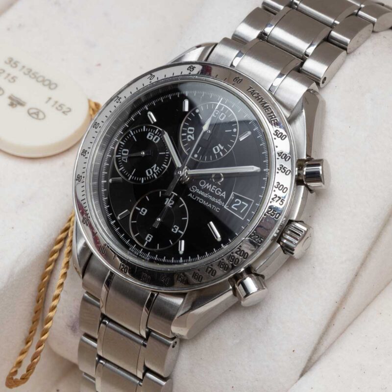 Omega Speedmaster date Ref. 3513.50. Automatic movement. Black dial.