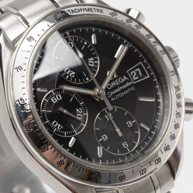 Omega Speedmaster date Ref. 3513.50. Automatic movement. Black dial.
