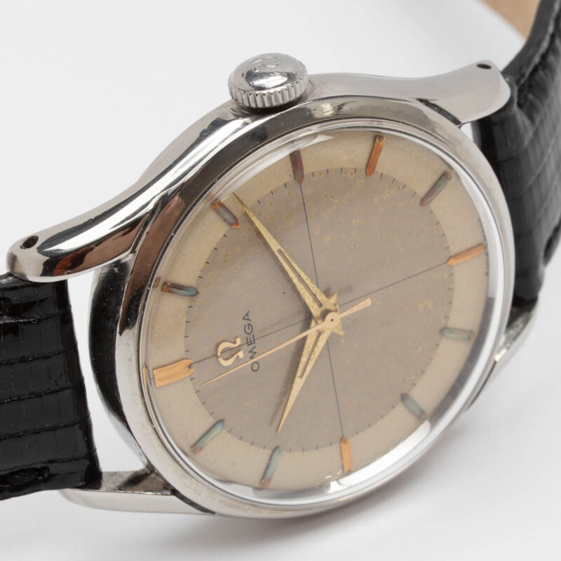 Vintage Omega from 1954 witch crosshair dial. Manual movment. Steel case.