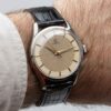Vintage Omega from 1954 witch crosshair dial. Manual movment. Steel case.
