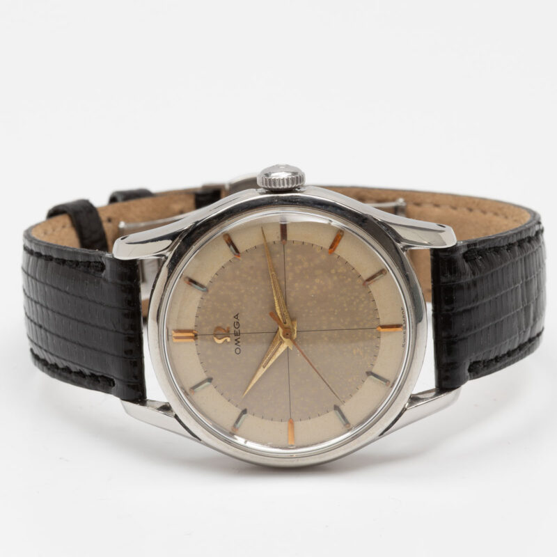 Vintage Omega from 1954 witch crosshair dial. Manual movment. Steel case.
