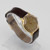 Vintage gold plated Omega date Ref. 166.0098. Automatic movement. Dial with ring.