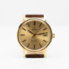 Gold plated Omega Genève Ref. 136.0098. Manual movement.