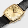 Omega Genève from 1974 Ref. 132.0052. Manual movement. Gold plated square watch.