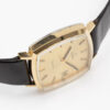 Omega Genève from 1974 Ref. 132.0052. Manual movement. Gold plated square watch.