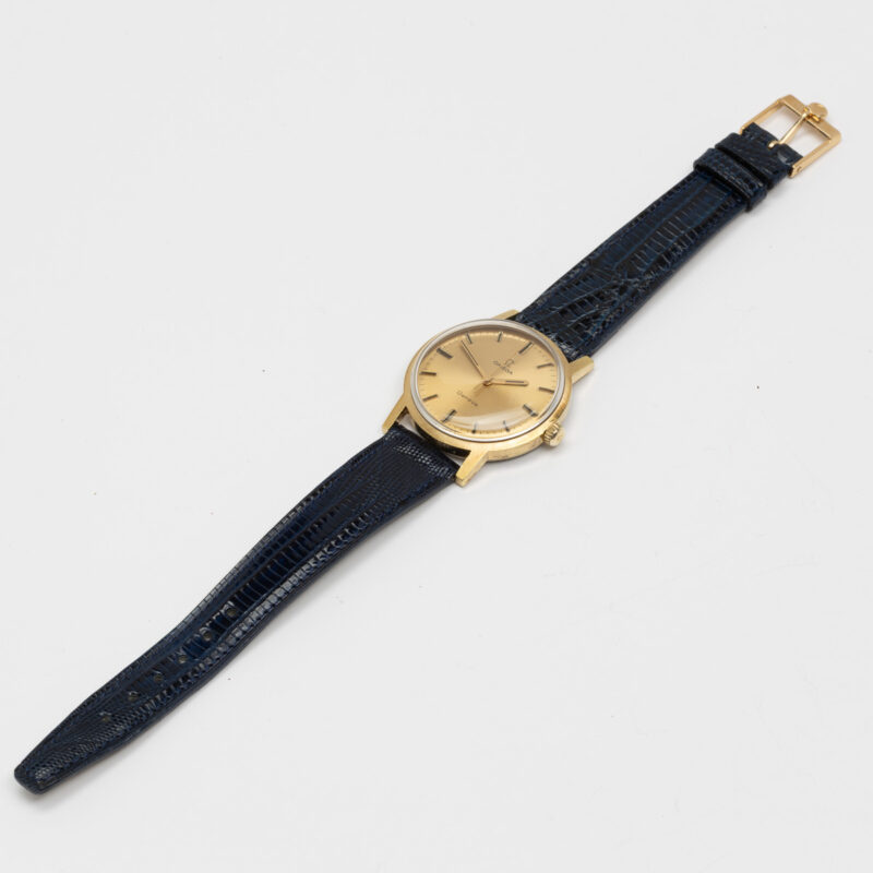 Gold plated Omega Genève from 1970 Ref. 135.070. Manual movment.