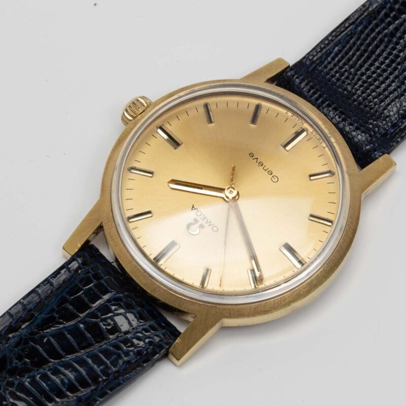 Gold plated Omega Genève from 1970 Ref. 135.070. Manual movment.