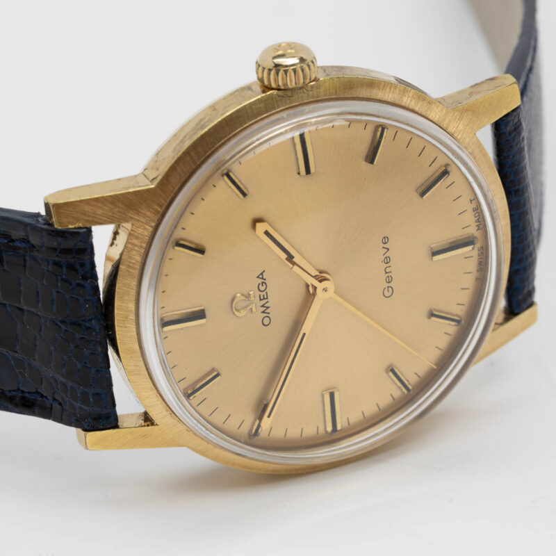 Gold plated Omega Genève from 1970 Ref. 135.070. Manual movment.