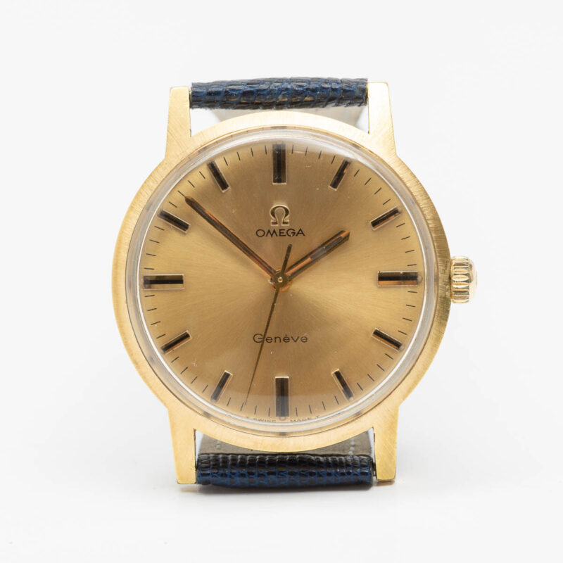 Gold plated Omega Genève from 1970 Ref. 135.070. Manual movment.
