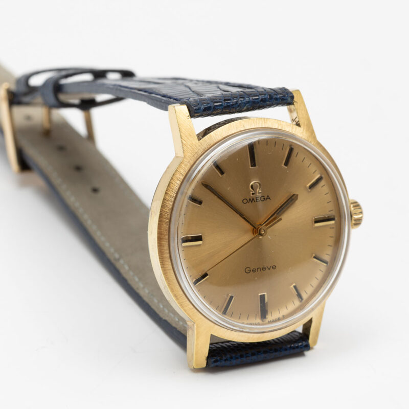 Gold plated Omega Genève from 1970 Ref. 135.070. Manual movment.