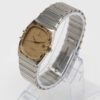 Omega Constellation Manhattan from 1984 Ref. 3980877. Quartz movement. Gold bezel. Sparkle dial.