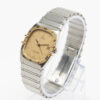 Omega Constellation Manhattan from 1984 Ref. 3980877. Quartz movement. Gold bezel. Sparkle dial.