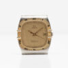Omega Constellation Manhattan from 1984 Ref. 3980877. Quartz movement. Gold bezel. Sparkle dial.