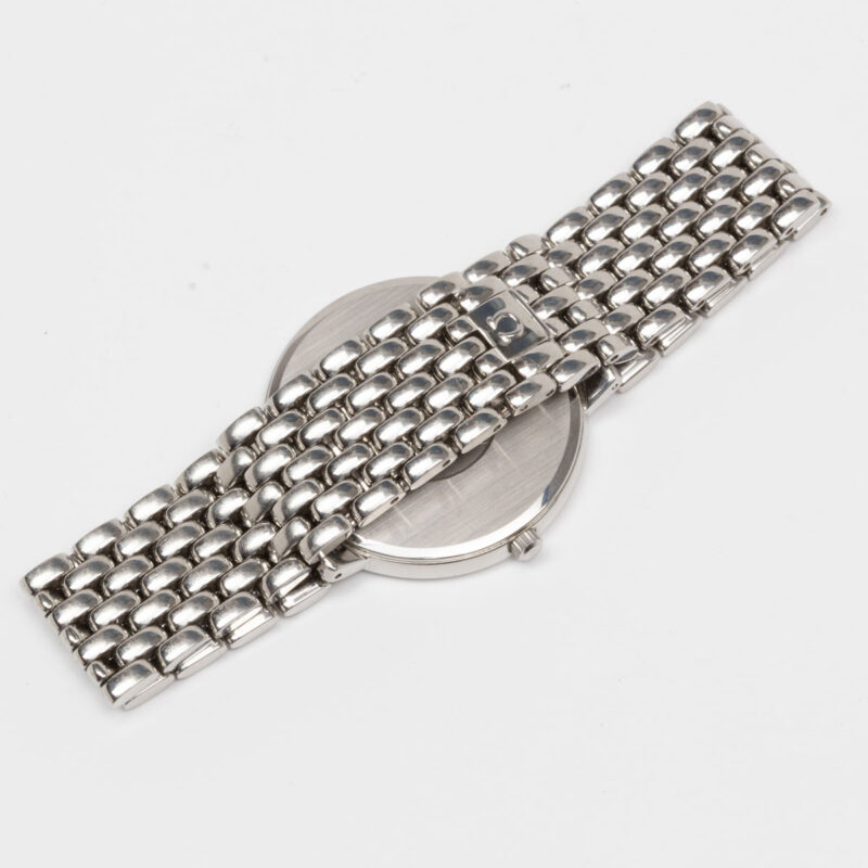 Omega de Ville from 1990s. Quartz movement. Original integrated bracelet.