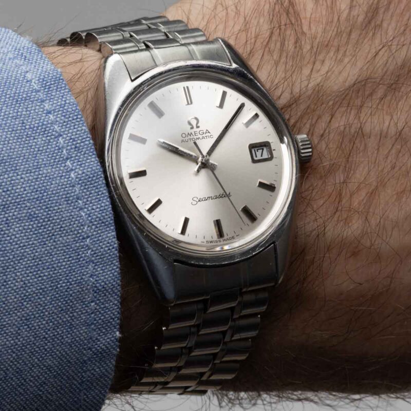 Omega Seamaster from 1970 Ref. 166.067. Automatic movement. Steel case. Original bracelet.