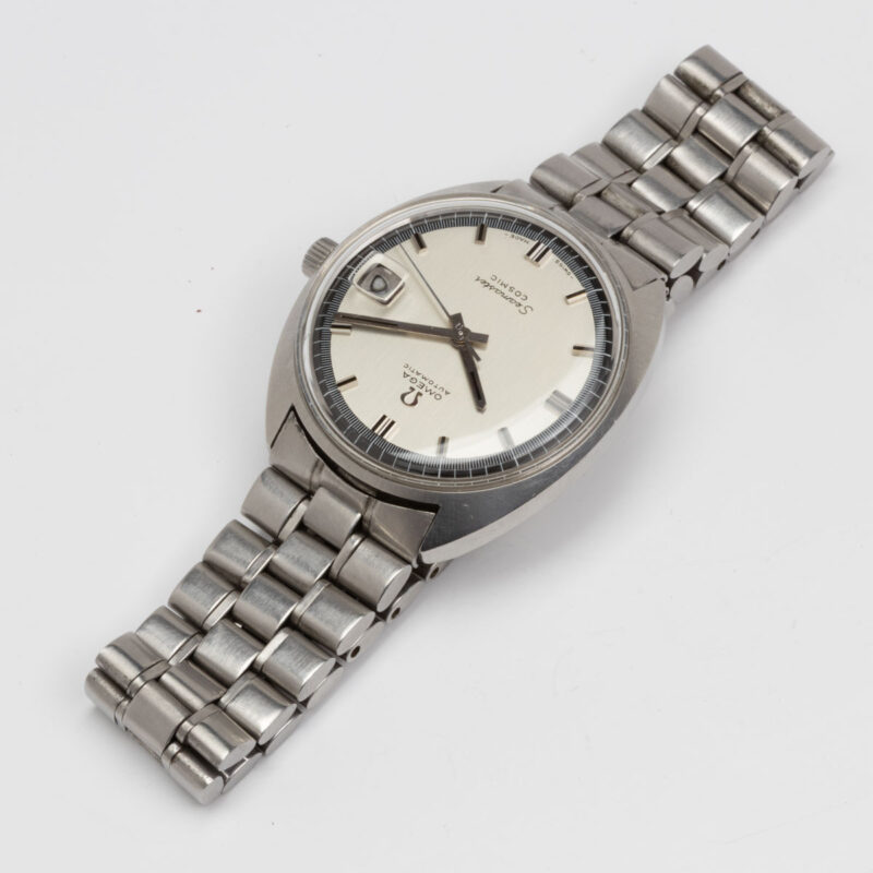 Omega Seamaster Cosmic from 1969 Ref. 166.026. Automatic movement. Dial with blue ring. Original bracelet.