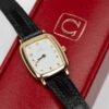 1986 Omega quartz Ref. 595 0099.2 Cal. E03.001. 20 mic gold-plated watch
