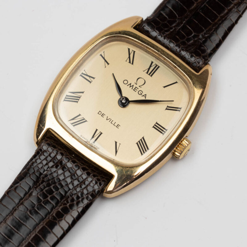 1977 Omega de Ville Cal. 625. Manual movement. 20 mic gold-plated watch. Roman indexes