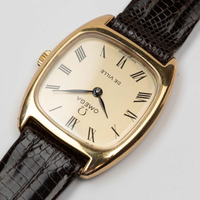 1977 Omega de Ville Cal. 625. Manual movement. 20 mic gold-plated watch. Roman indexes