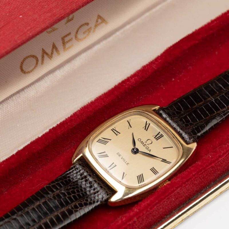 1977 Omega de Ville Cal. 625. Manual movement. 20 mic gold-plated watch. Roman indexes