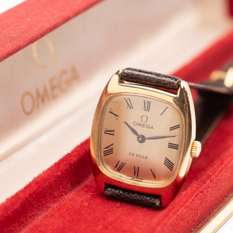 1977 Omega de Ville Cal. 625. Manual movement. 20 mic gold-plated watch. Roman indexes
