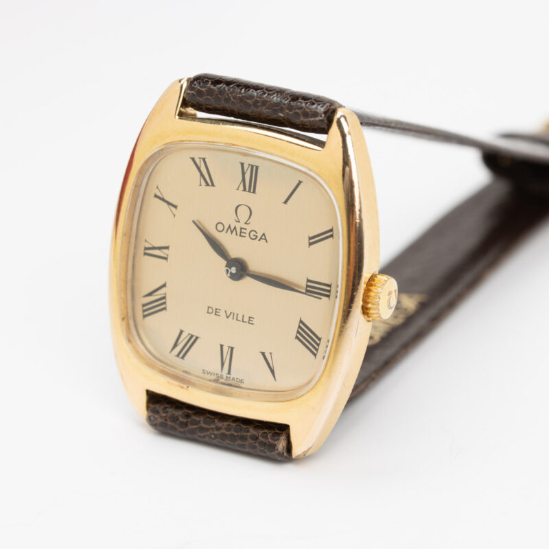 1977 Omega de Ville Cal. 625. Manual movement. 20 mic gold-plated watch. Roman indexes