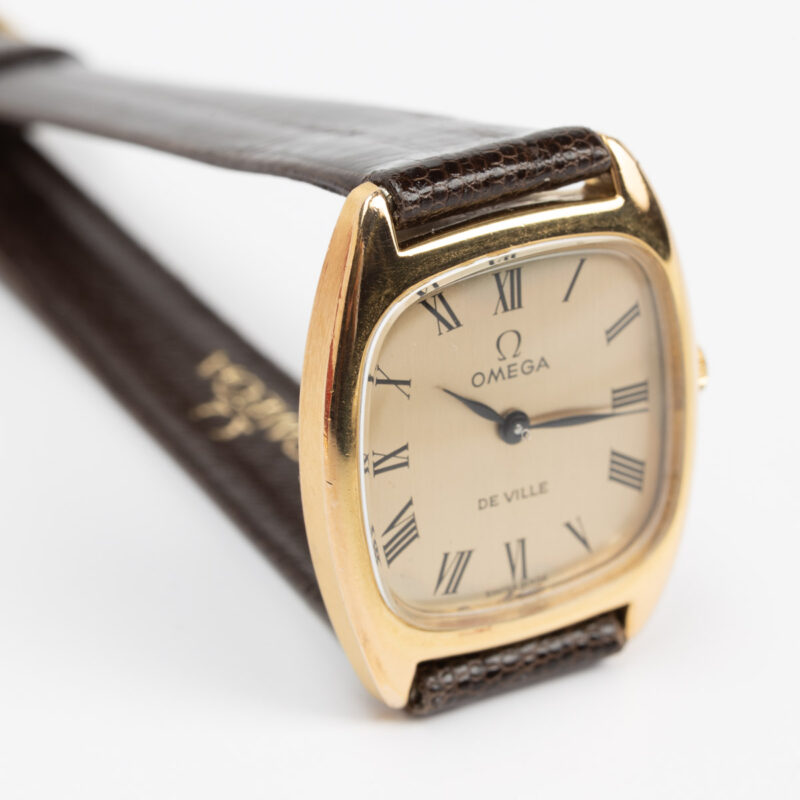 1977 Omega de Ville Cal. 625. Manual movement. 20 mic gold-plated watch. Roman indexes