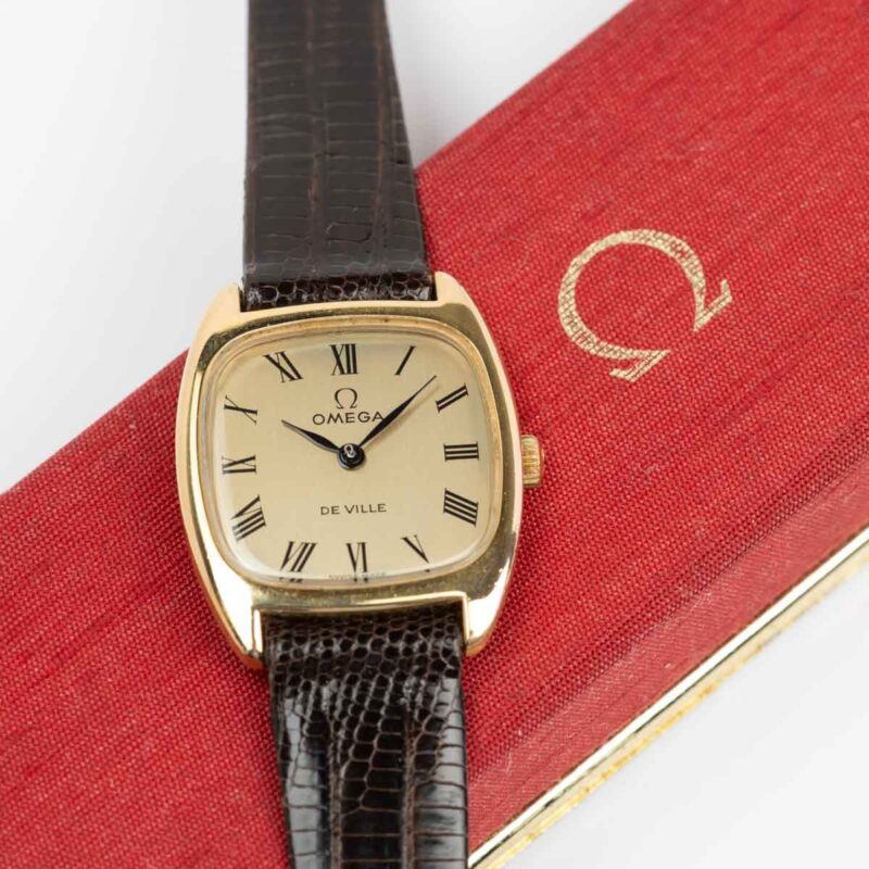 1977 Omega de Ville Cal. 625. Manual movement. 20 mic gold-plated watch. Roman indexes