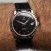 2000s Omega de Ville Chronometer date Cal. 1109 Ref. 168.1050. Automatic. Black dial.