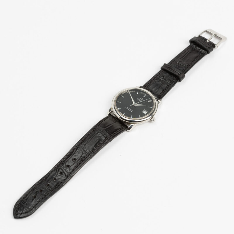 2000s Omega de Ville Chronometer date Cal. 1109 Ref. 168.1050. Automatic. Black dial.