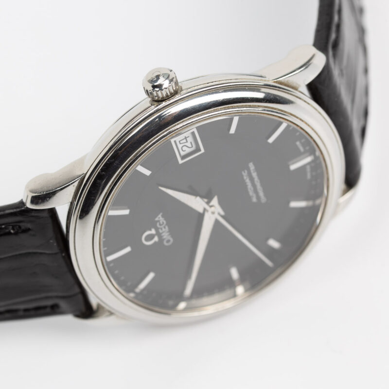 2000s Omega de Ville Chronometer date Cal. 1109 Ref. 168.1050. Automatic. Black dial.